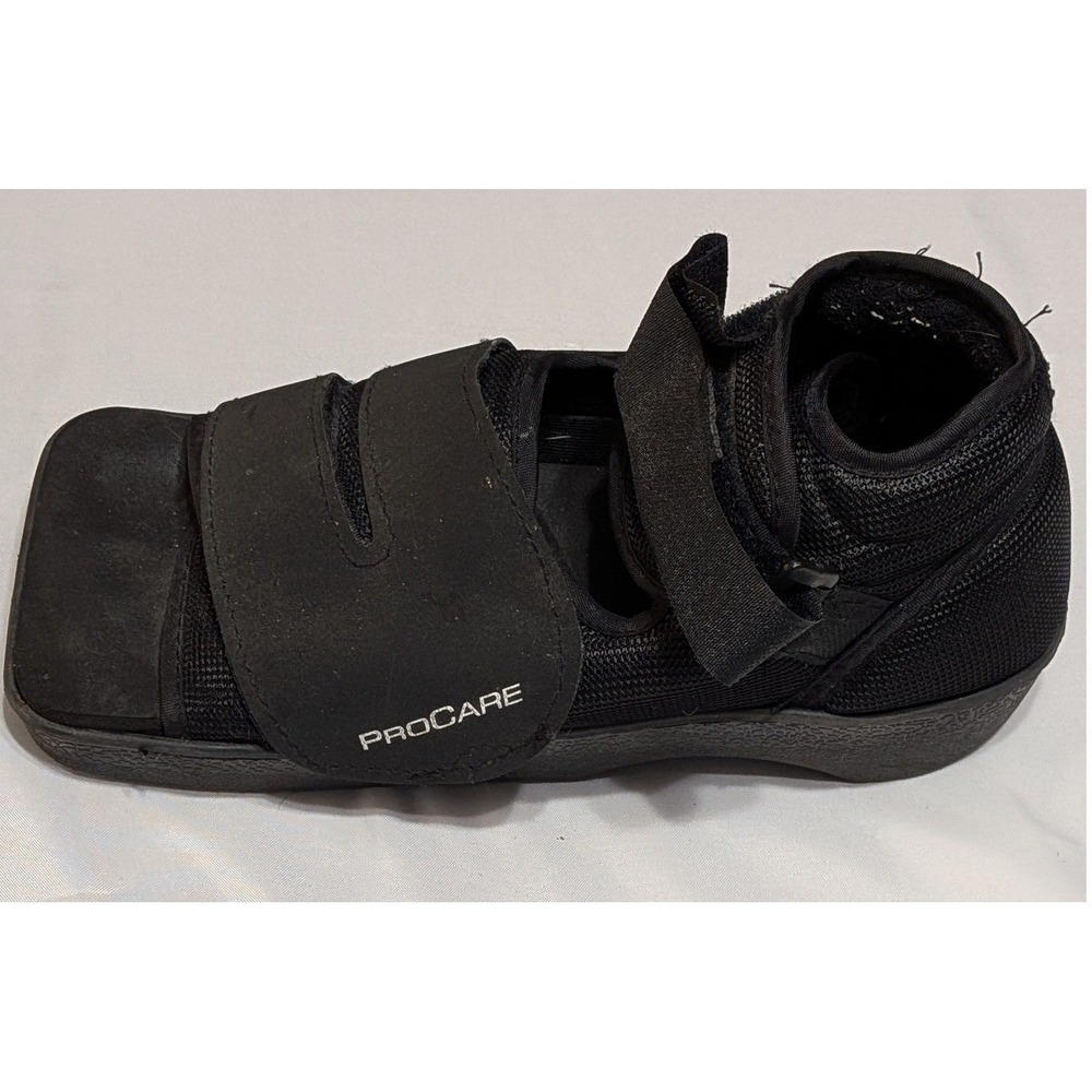 ProCare Post Op Shoe Unisex Medium‎ Black Good Square Toe Medical Walking Boot
